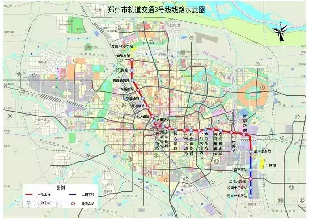 郑州地铁五号线路线图片