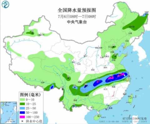 天气华北东北等地多对流性天气 江苏上海等地有大到暴雨