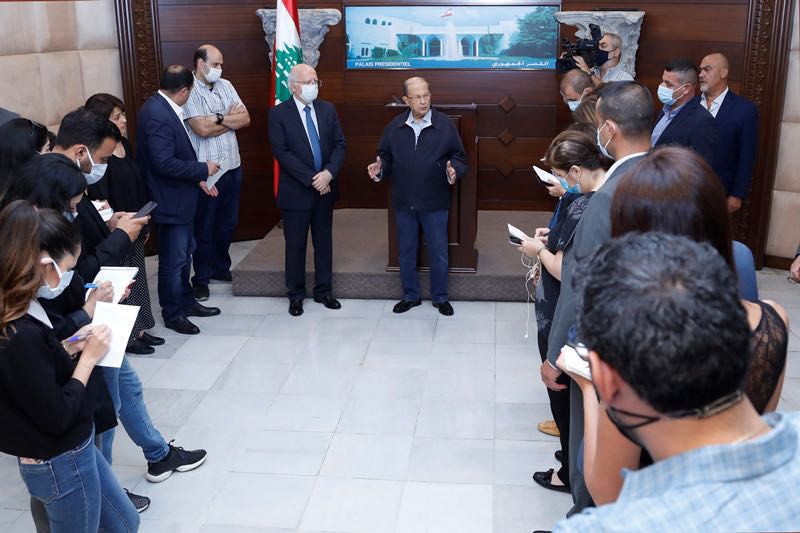 贝鲁特|黎巴嫩总统奥恩：贝鲁特港口爆炸事件涉事人员将接受法庭的公开审判