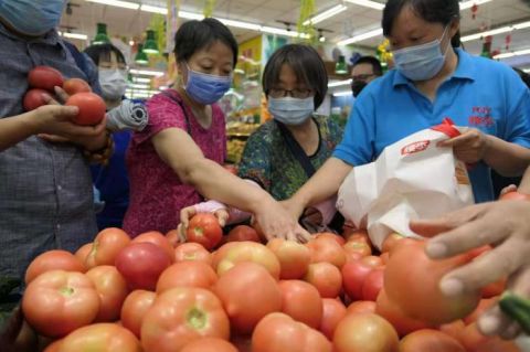 蔬菜看北京 | 京客隆日均供货量为平日2-3倍 承诺10种蔬菜一个月内不涨价