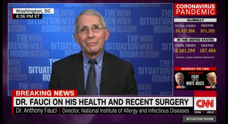 |福奇警告：若美国疫苗进程受政治干预 定会大声疾呼