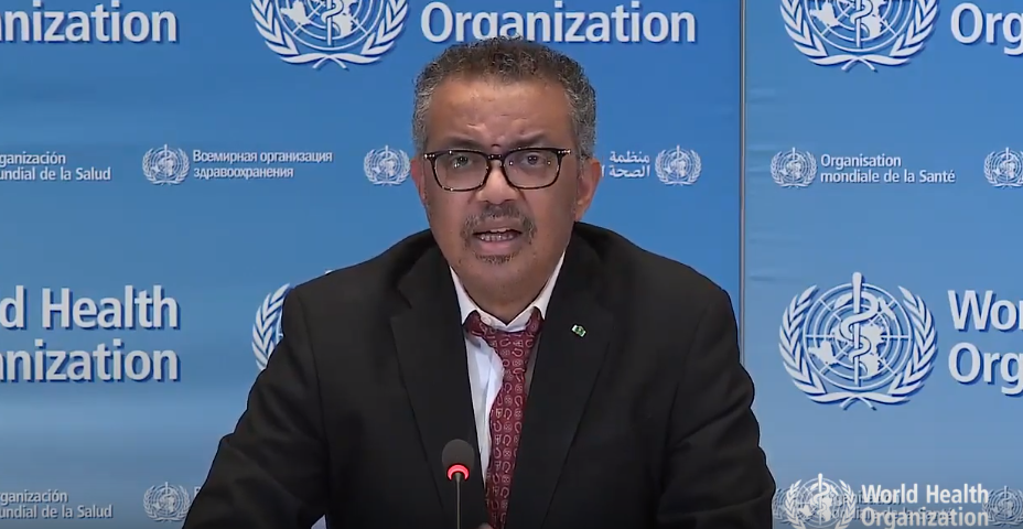 「」世卫组织总干事：全球已有超过50万人感染新冠肺炎