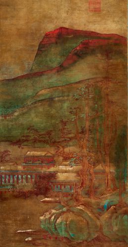 张大千《仙山楼阁》.嘉德拍卖供图