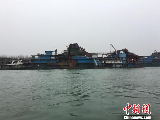 湖北枝江从严从重整治非法采砂 保护长江生态