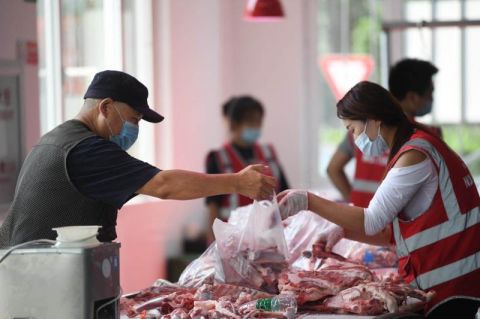 民生|新发地便民菜市场二期开业 主营猪牛羊肉 价格上浮不超批发10%