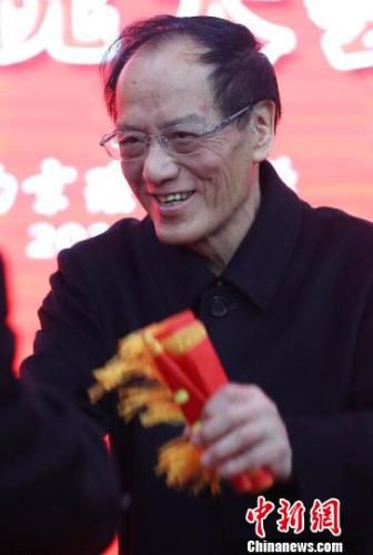 图为中国工程院院士、南京理工大学教授王泽山。　泱波　摄