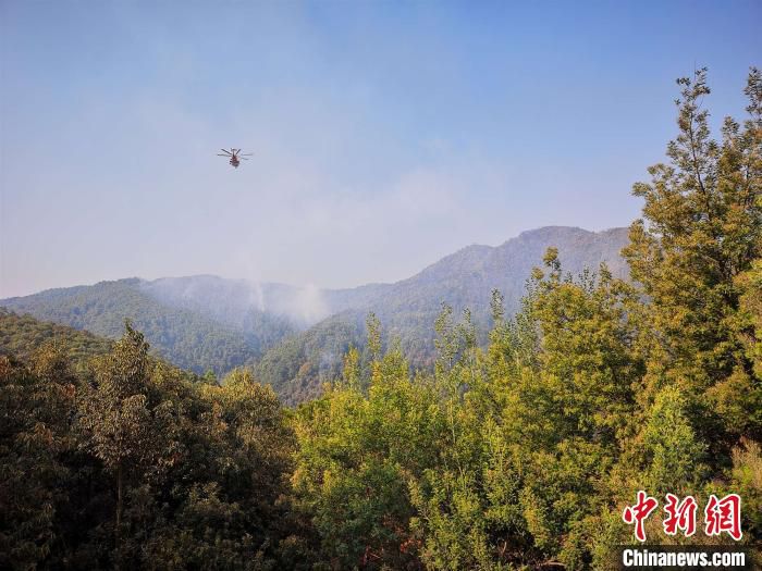 「楚雄」昆明楚雄交界处山火全线明火已扑灭