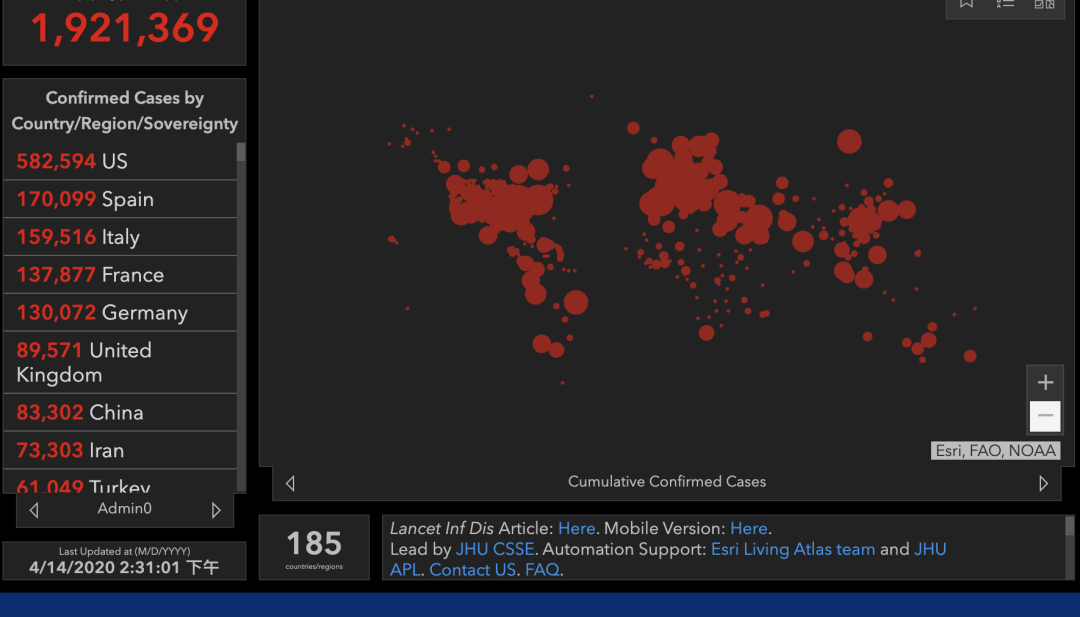 【疫情】今天全球疫情数据出现“乌龙”！霍普金斯大学数据为何常比世卫组织高