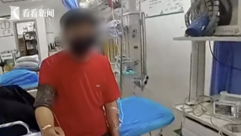 「法制」晚一小时就没命！男子车祸后脾脏破裂从医院逃跑