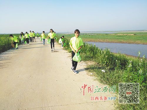 昌邑|“捡跑团”成赣江大堤美丽风景