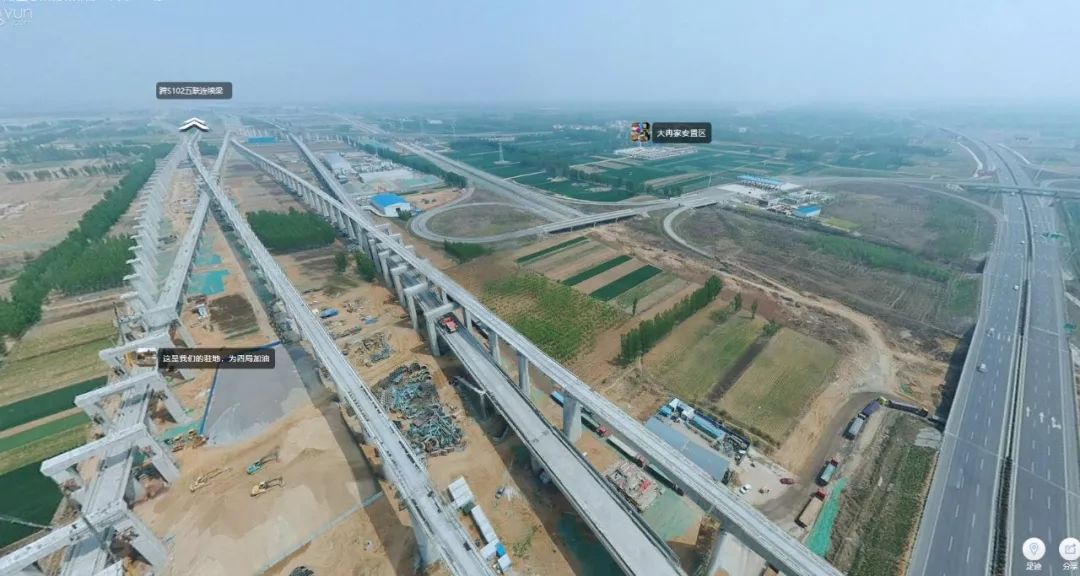 高空全景看郑州高铁南站