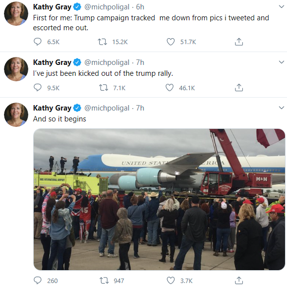 纽约时报|《纽约时报》记者被特朗普竞选团队赶出集会 只因说了句实话