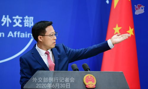 疫情外交部就美方涉港声明、印度封禁中国手机应用等答问
