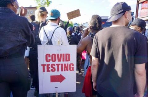 美国州受抗议活动影响 美国多州新增新冠确诊病例创新高