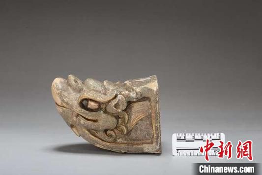 (明)黄绿琉璃套兽(资料图) 湖北省文物考古研究院供图