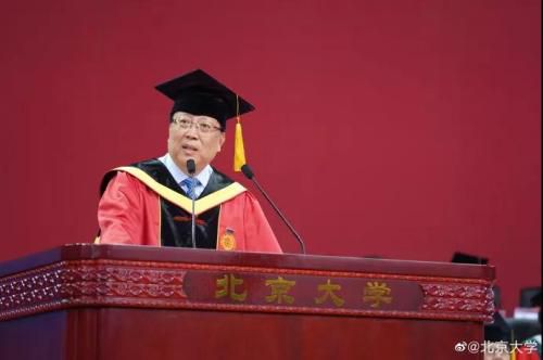 北京大学校长郝平。图片来源：北京大学官方微博