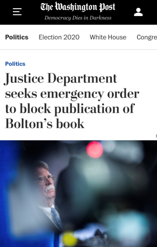 特朗普北美观察｜前国家安全顾问出书揭内幕 特朗普恼怒告上法庭