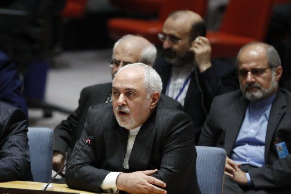 联合国安全理事会伊朗外长在安理会视频会议上发言 美国违反联合国决议应承担后果