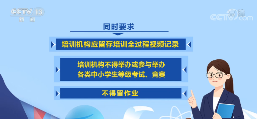 北京市教委:义务教育阶段学科类校外培训不得留作业