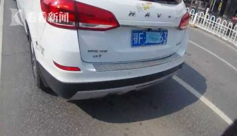 |越野车“戴口罩”？竟是停车纠纷引发“恶作剧”