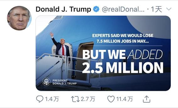 特朗普特朗普一天发200条推 美国网友怎么看？