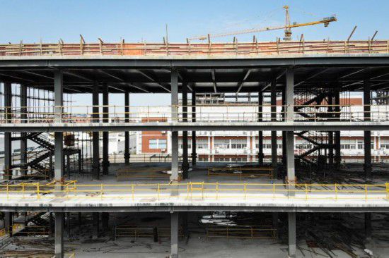 『张江』科学设施恢复建设 上海交通大学张江科学园工程复工中