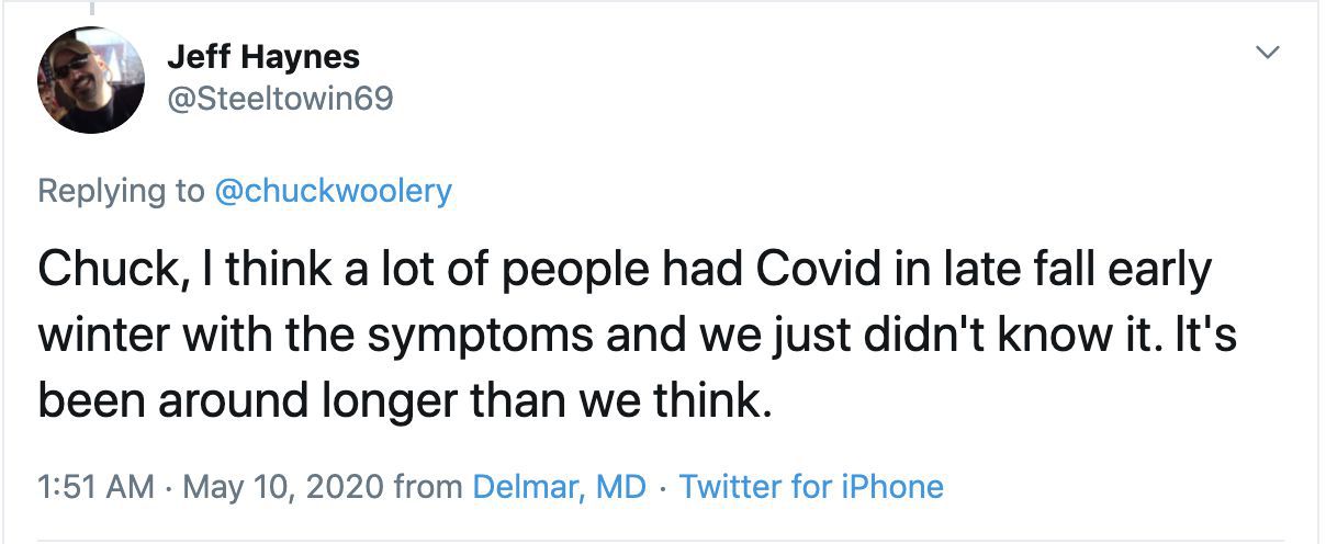 肺炎多名美国网民自曝去年感染新冠肺炎：病毒存在的时间比想象中长