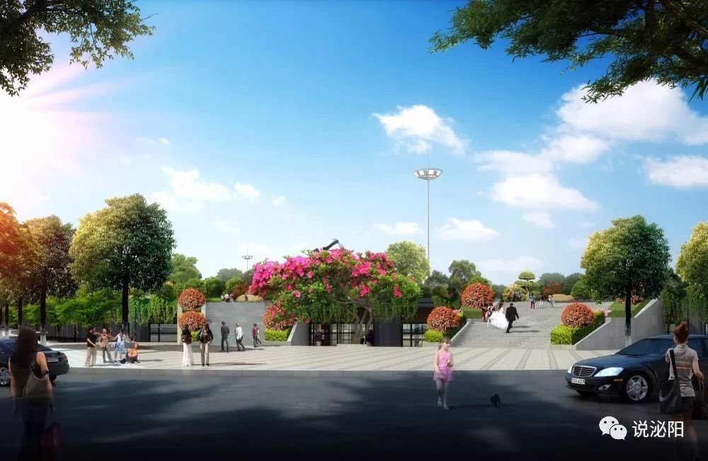 人民公园的建设对于加强泌阳县城市北部环境建设和土地地下空间的高效