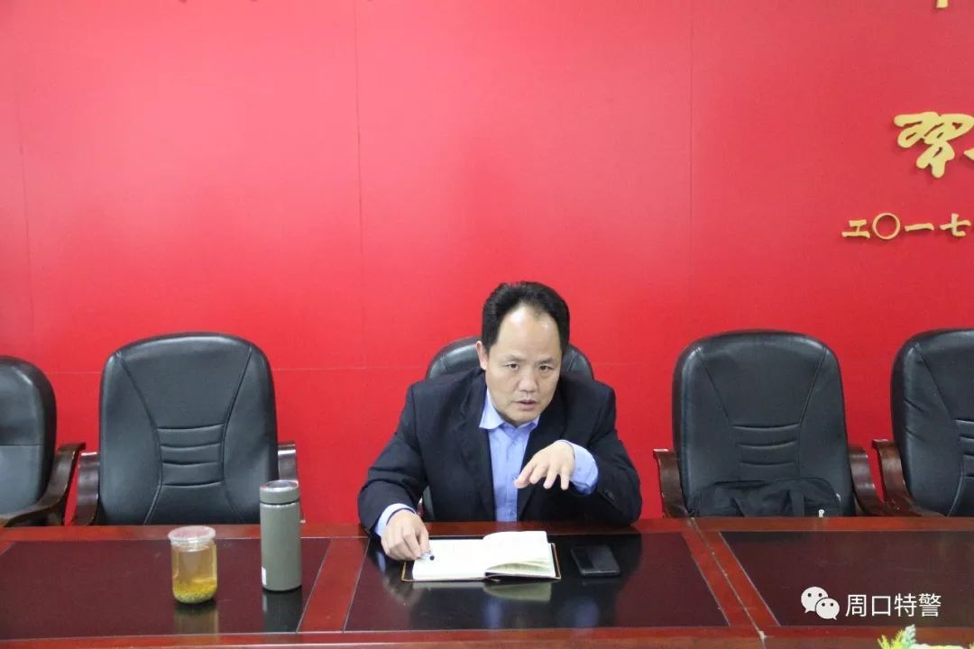 何新敏同志到特殊警务支队调研指导工作