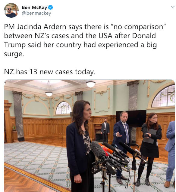 特朗普|现在，新西兰整个国家都在嘲笑特朗普……