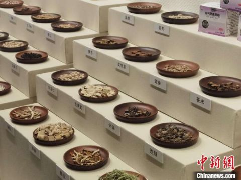 中医山西举办抗疫主题捐赠展 9米药方长卷展示中医魅力
