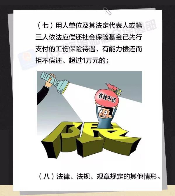 一圖看懂 | 這些行為將被列入社會保險嚴重失信人“黑名單”