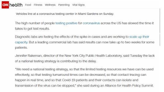 疫情|北美观察 | 确诊病例马上400万 美国新冠检测困局仍难解