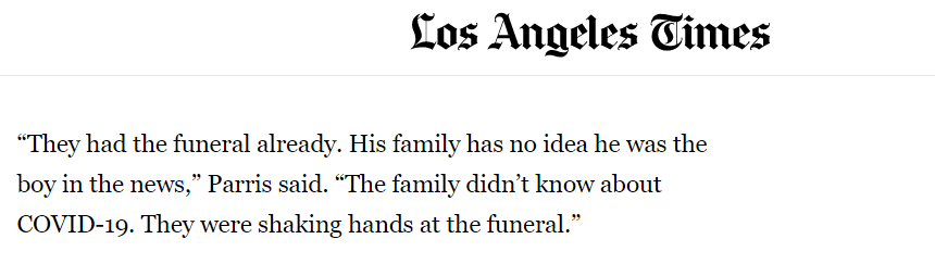 死亡名单■疑点重重：美国最年轻死亡病例被移出“死亡名单”