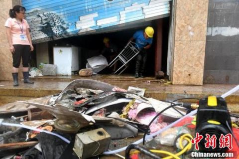 暴雨|福建暴雨：邵武市城区多处发生严重内涝