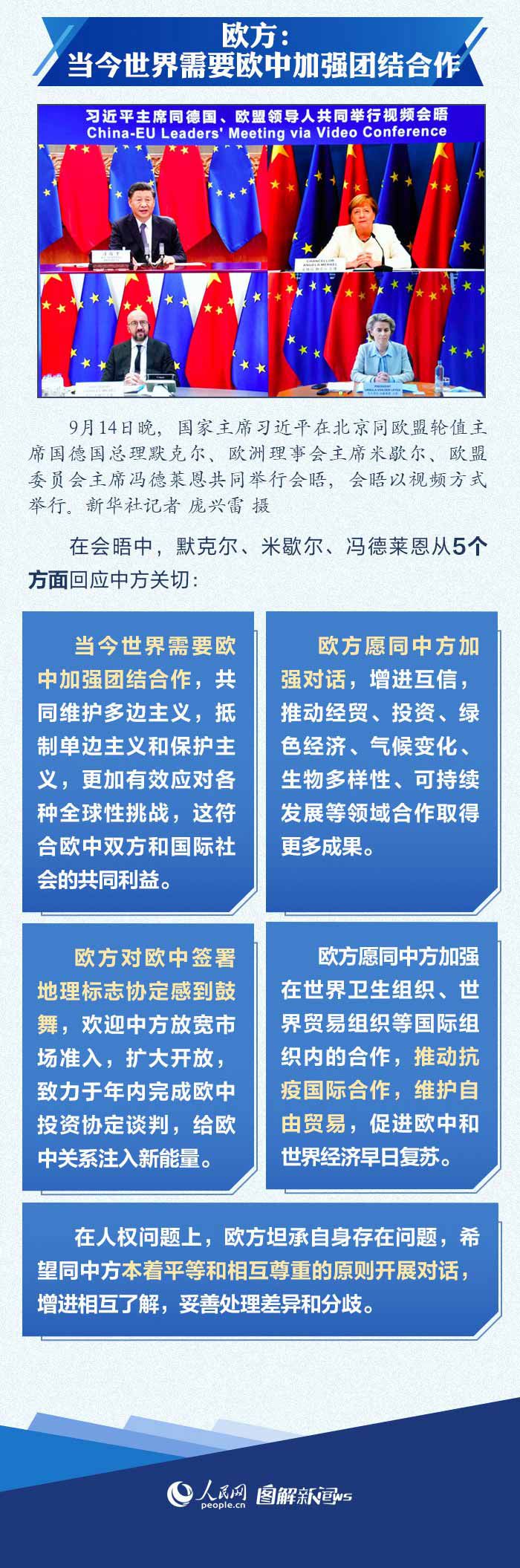 时政|这场会晤 习近平提“4个坚持”推动中欧关系发展