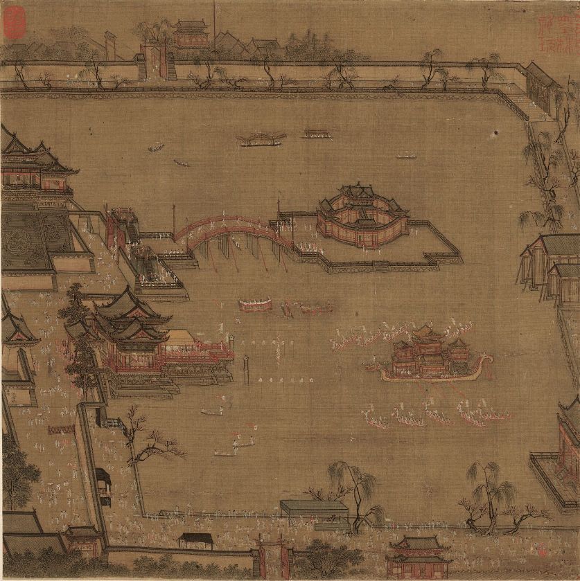 高宗为躲避战乱一路南逃至杭州史称"南宋"在南京应天府(今商丘)仓皇