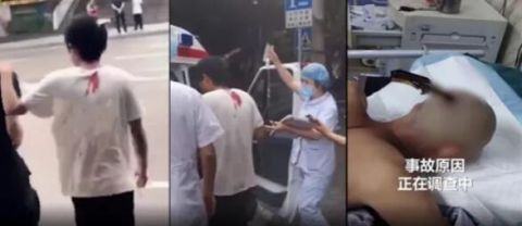 法制|反转！高空坠落折叠刀直插男子后脑勺？警方说真相是……