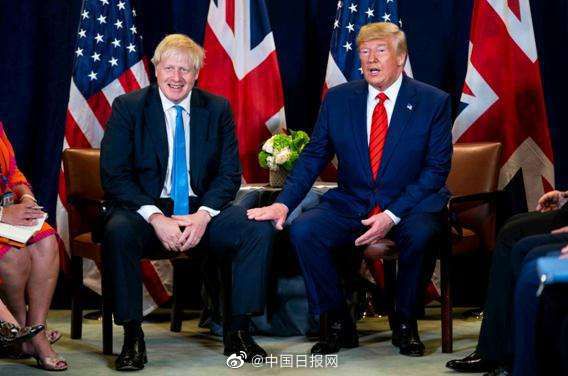 『特朗普』特朗普为约翰逊送祝福：他会没事的