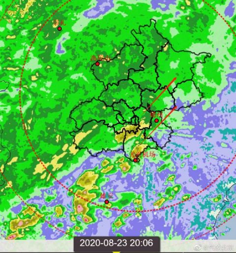 降水量|北京：中心城区降水强度将加大 延庆张山营降水已达28.5毫米