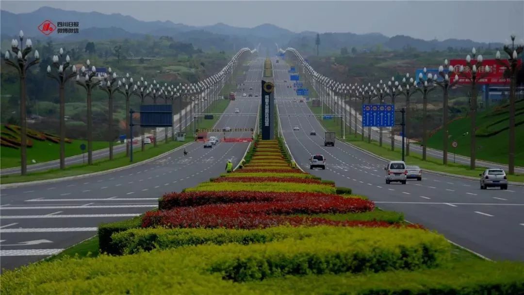 天府大道又要延长啦眉山段已安排上一路向南长长长到长江边