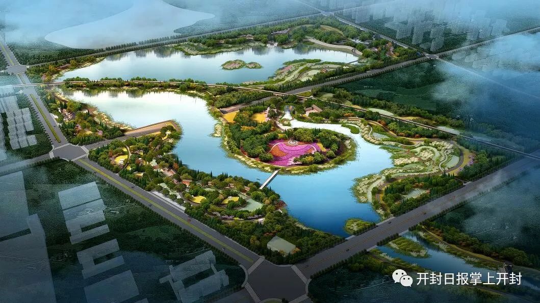 重磅开封西湖二期工程开工附高清效果图