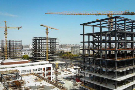 『张江』科学设施恢复建设 上海交通大学张江科学园工程复工中