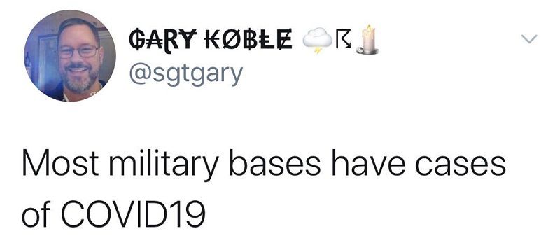 『美军』美媒公布“美军感染地图” 军方信息“不透明”引多方不满