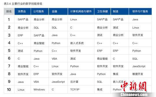 数字人才“就业指南”：会多少种“语言”最受欢迎？