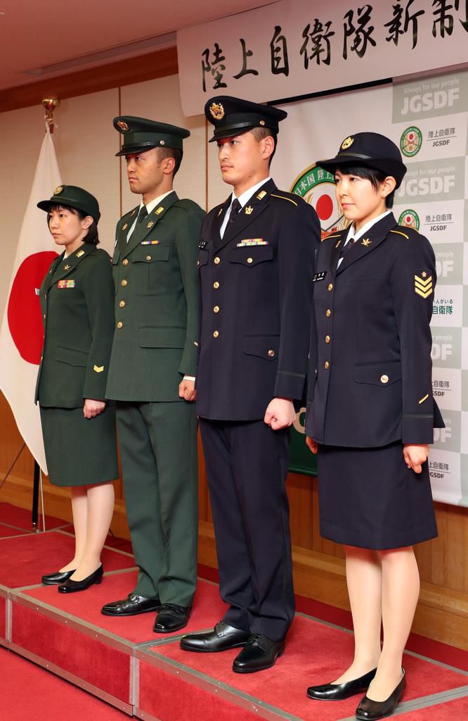 款式大变样日本陆上自卫队时隔27年更换新款制服