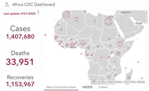 |非洲大陆新冠肺炎确诊病例超140万