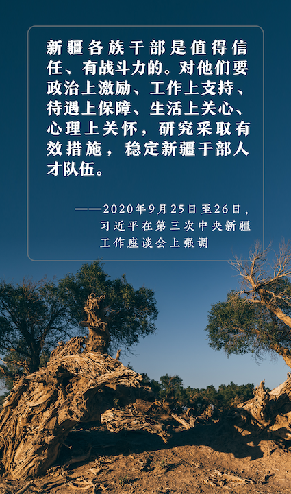 中央新疆工作座谈会|建设大美新疆，习近平强调这两种精神