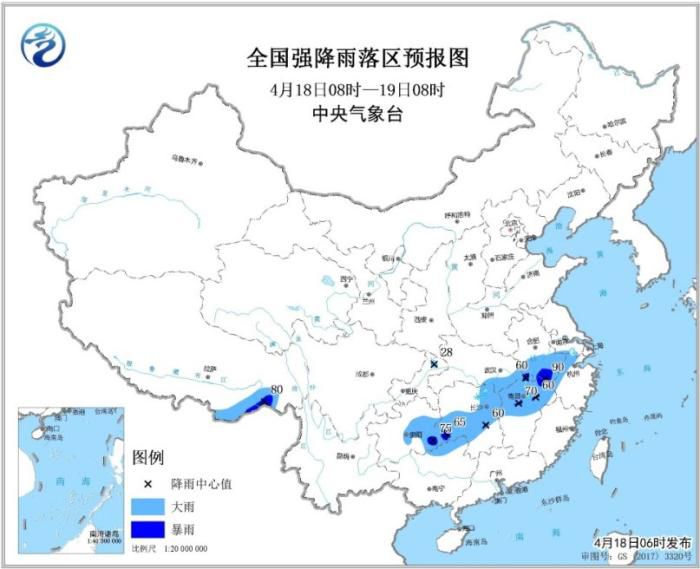 东北华北降温@西南地区东部江南等地有降水过程 北方将迎大风降温