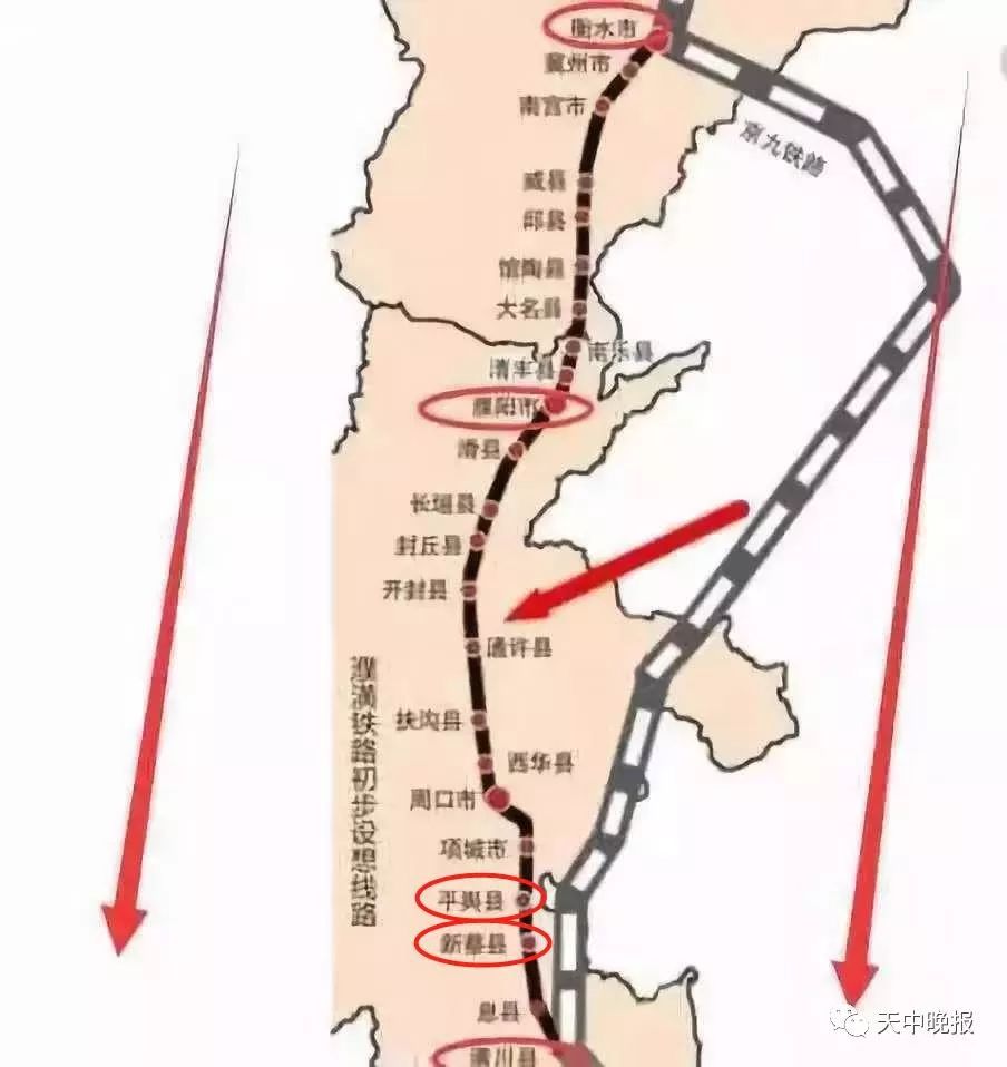 南商铁路规划上蔡段图片